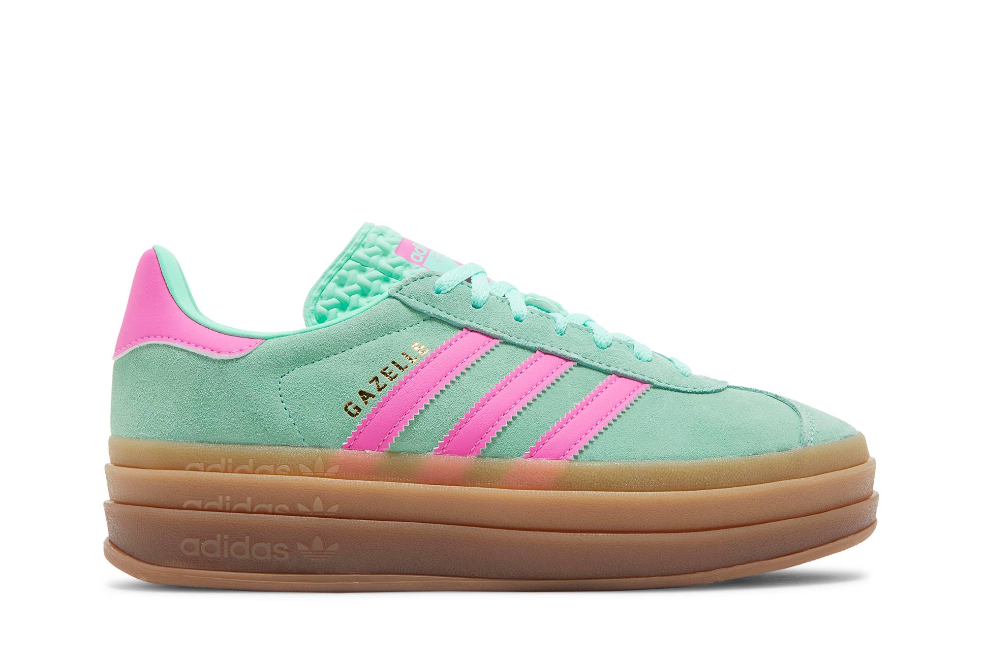 (Women) adidas Gazelle Bold ‚Pulse Mint Screaming Pink‘