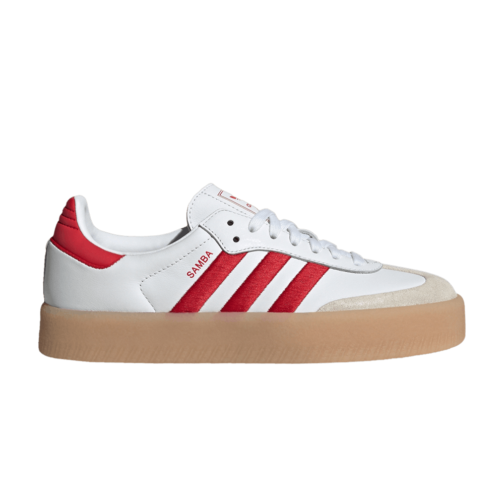 (Women) adidas Sambae ‚White Scarlet Gum‘