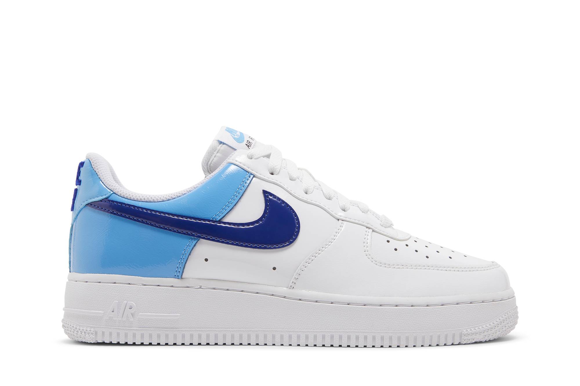 (Women) Nike Air Force 1 Low ‚Blue patent Swoosh‘
