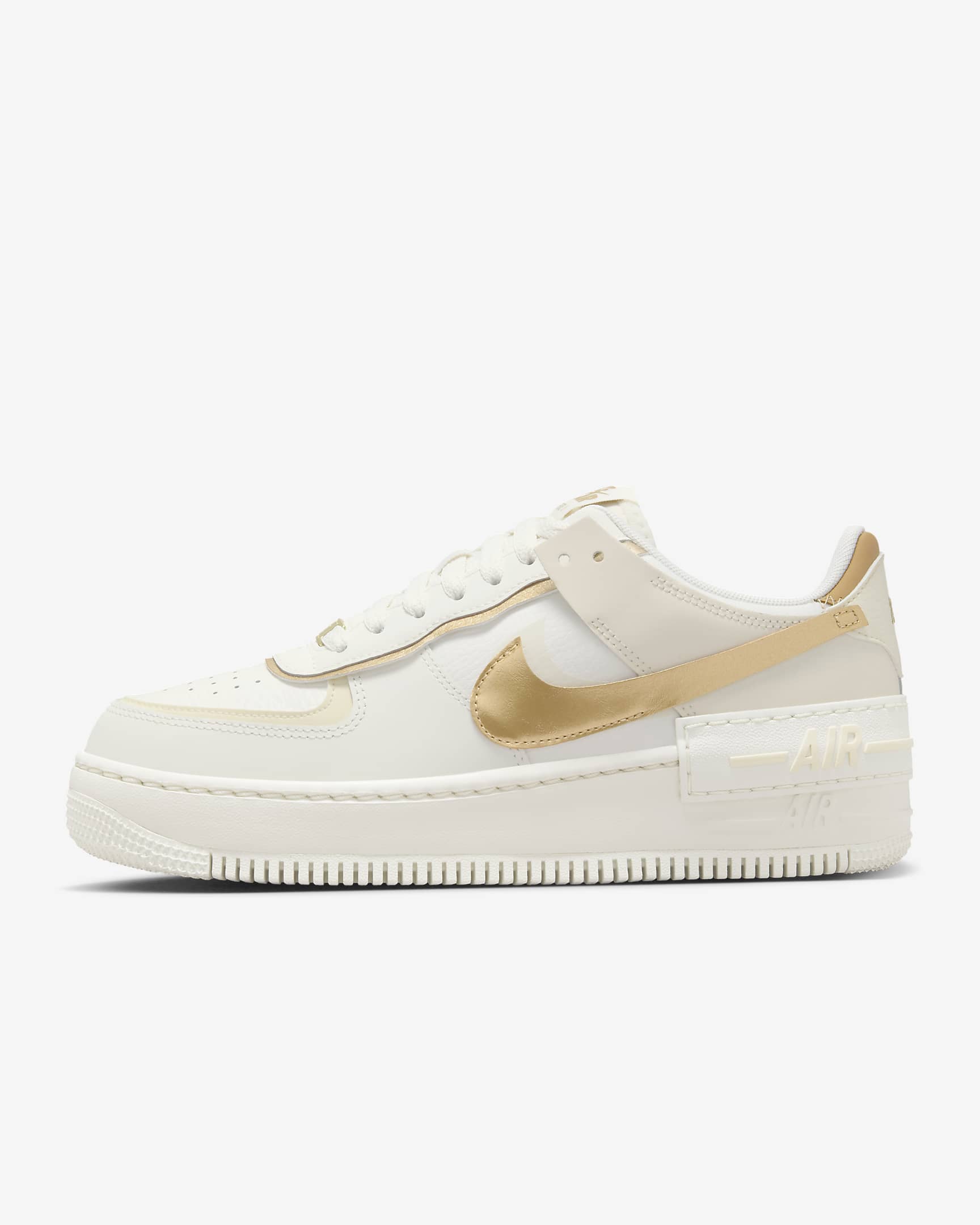 (Women) Nike Air Force 1 Shadow ‚Sail Metallic Gold‘