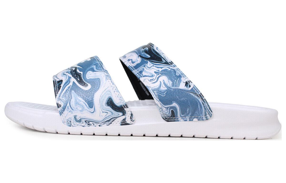 (Women) Nike Benassi Duo Ultra Slide ‚White Blue Black‘