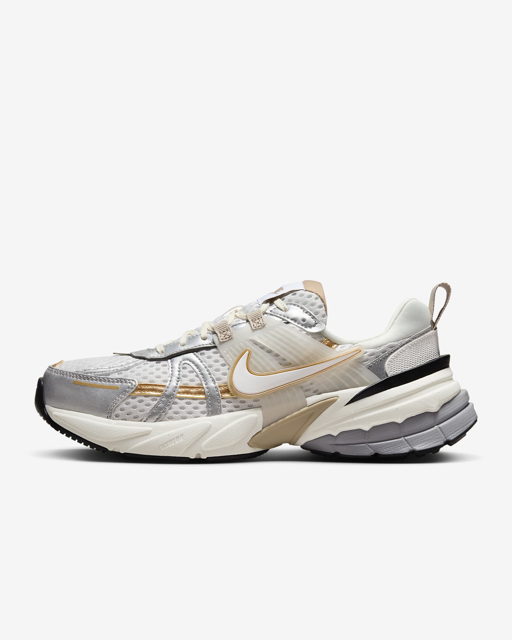 (Women) Nike V2K Run ‚White Khaki Metallic‘