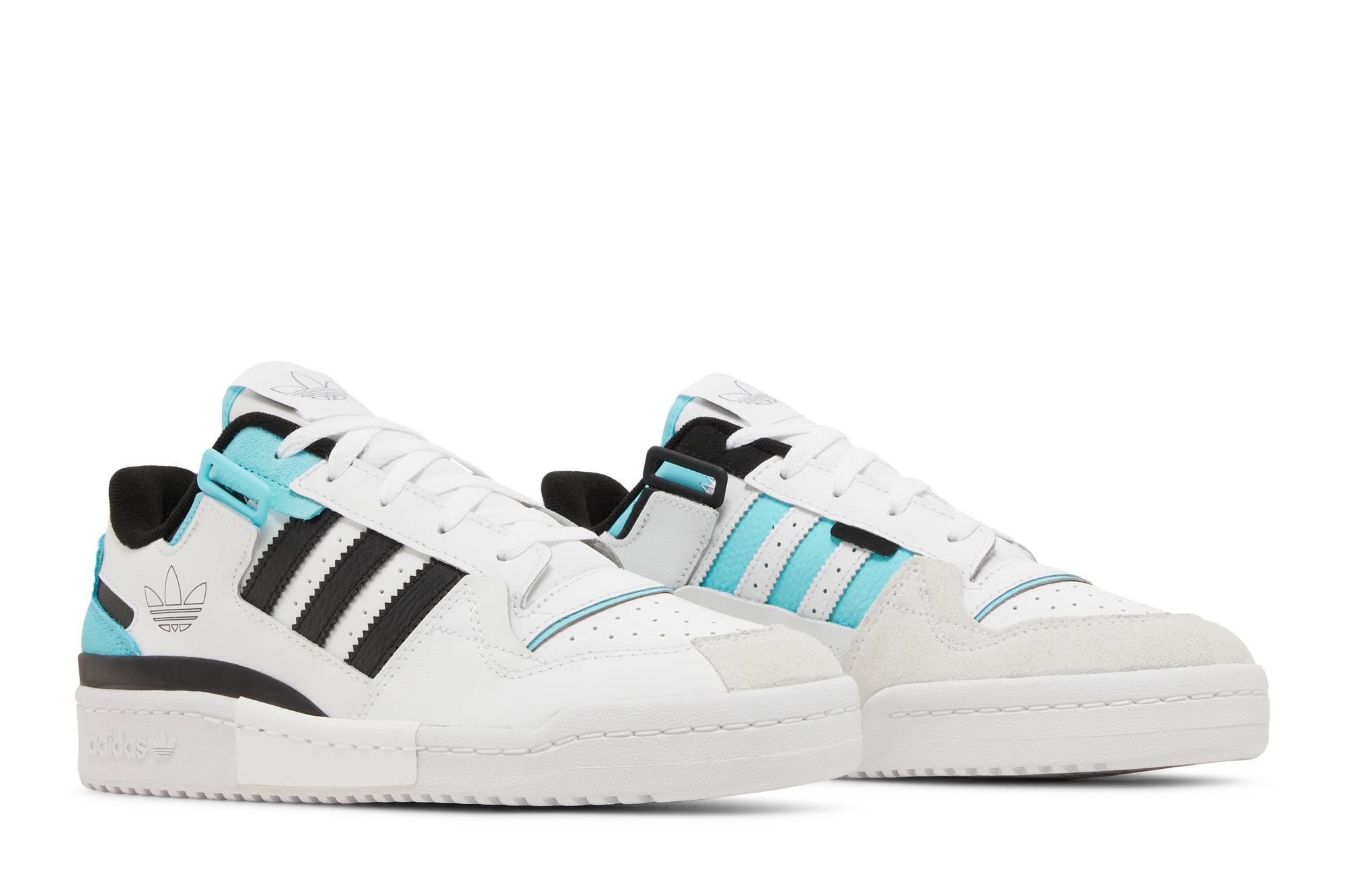 adidas Forum Exhibit Low ‚White Pulse Aqua‘