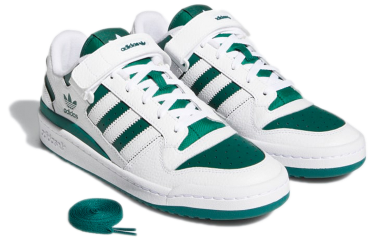 adidas Forum Low ‚Cloud White Collegiate Green‘