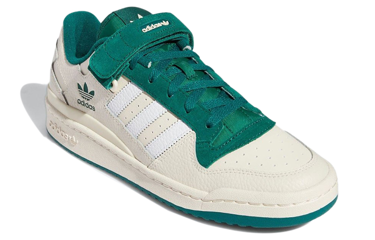 adidas Forum Low Shoes ‚White Collegiate Green‘