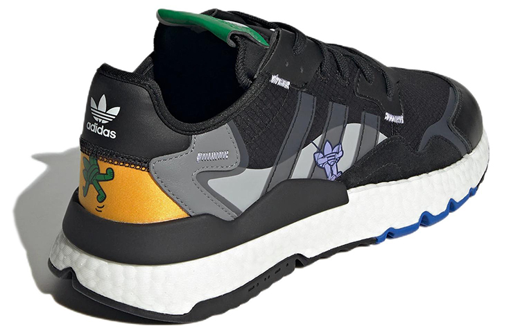 adidas Originals Nite Jogger ‚Black Grey Orange Green‘