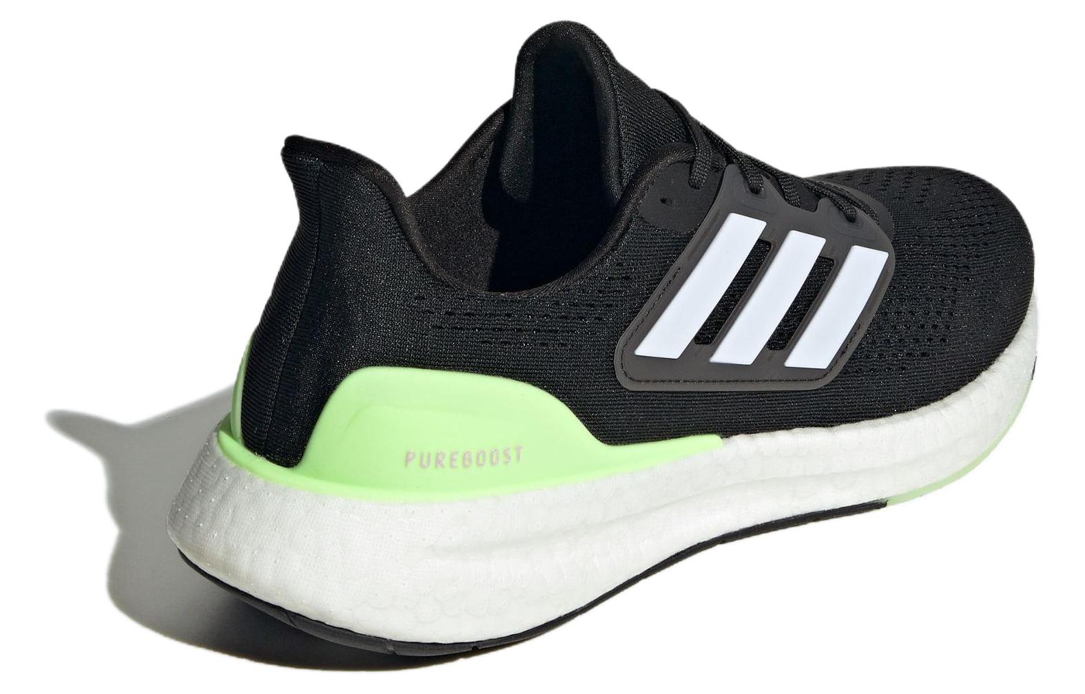 adidas PureBoost 23 Wide ‚Black Green Spark‘