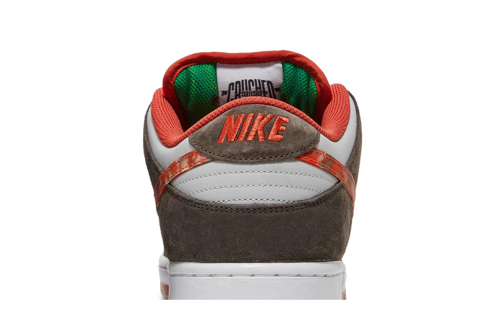 Crushed Skate Shop x Nike SB Dunk Low QS ‚Olive Grey/Mantra Orange‘