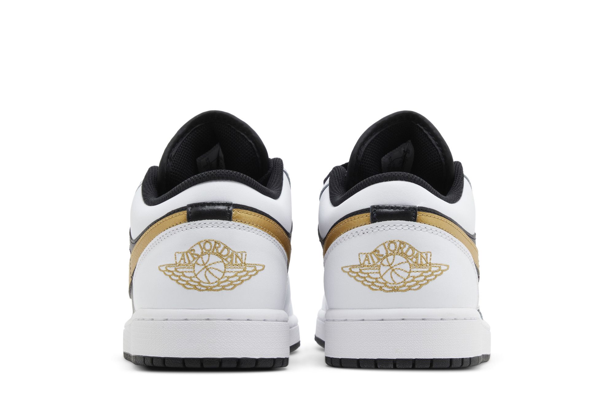 Jordan 1 Low ‚Gold Swoosh‘