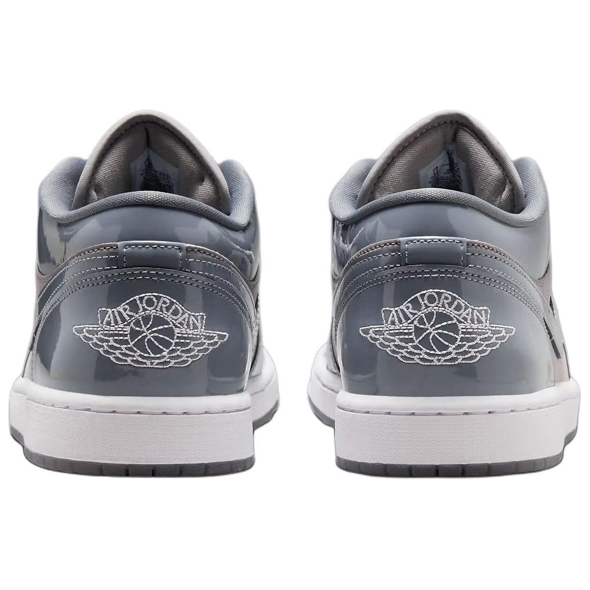 Jordan 1 Low ‚Patent Cool Grey‘