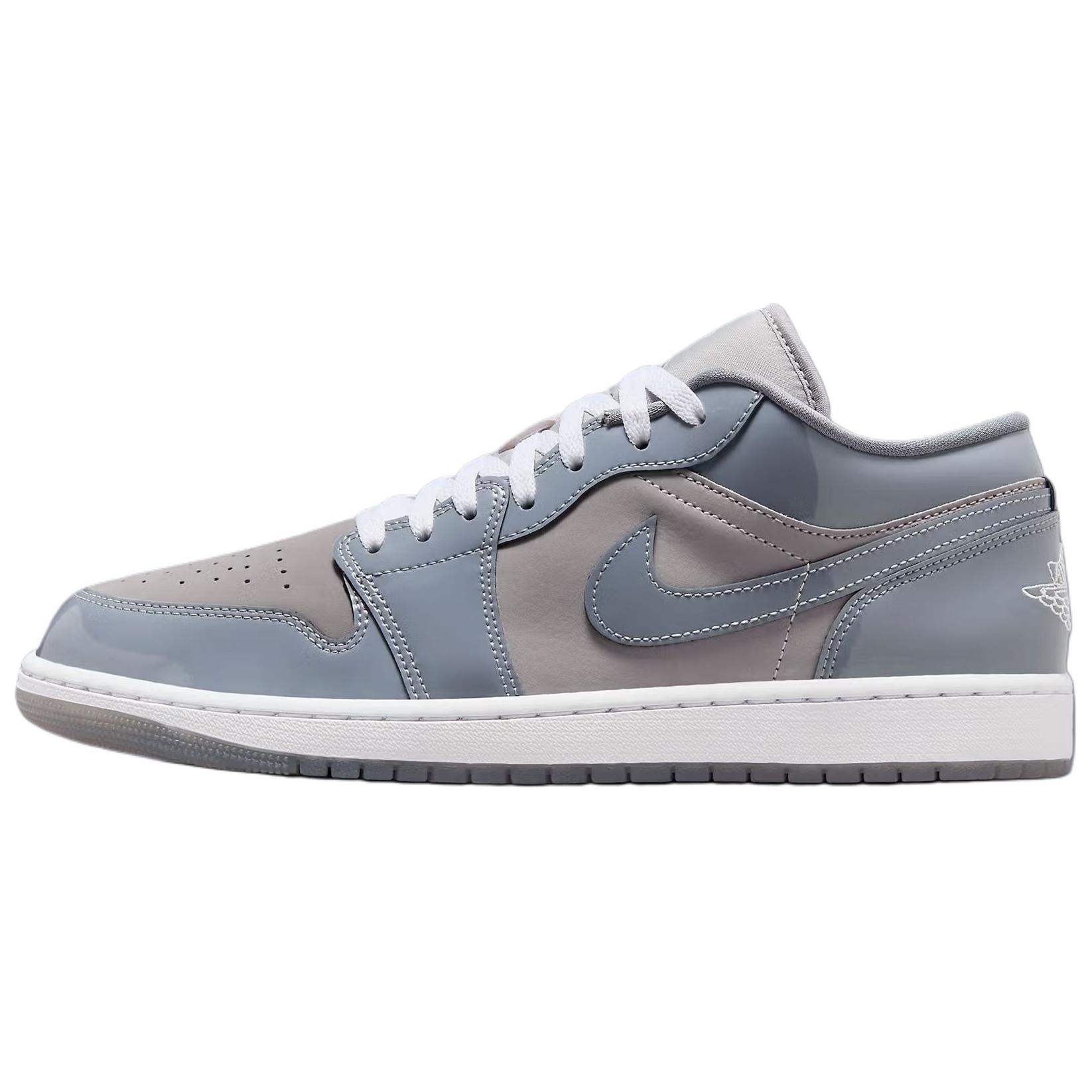 Jordan 1 Low ‚Patent Cool Grey‘