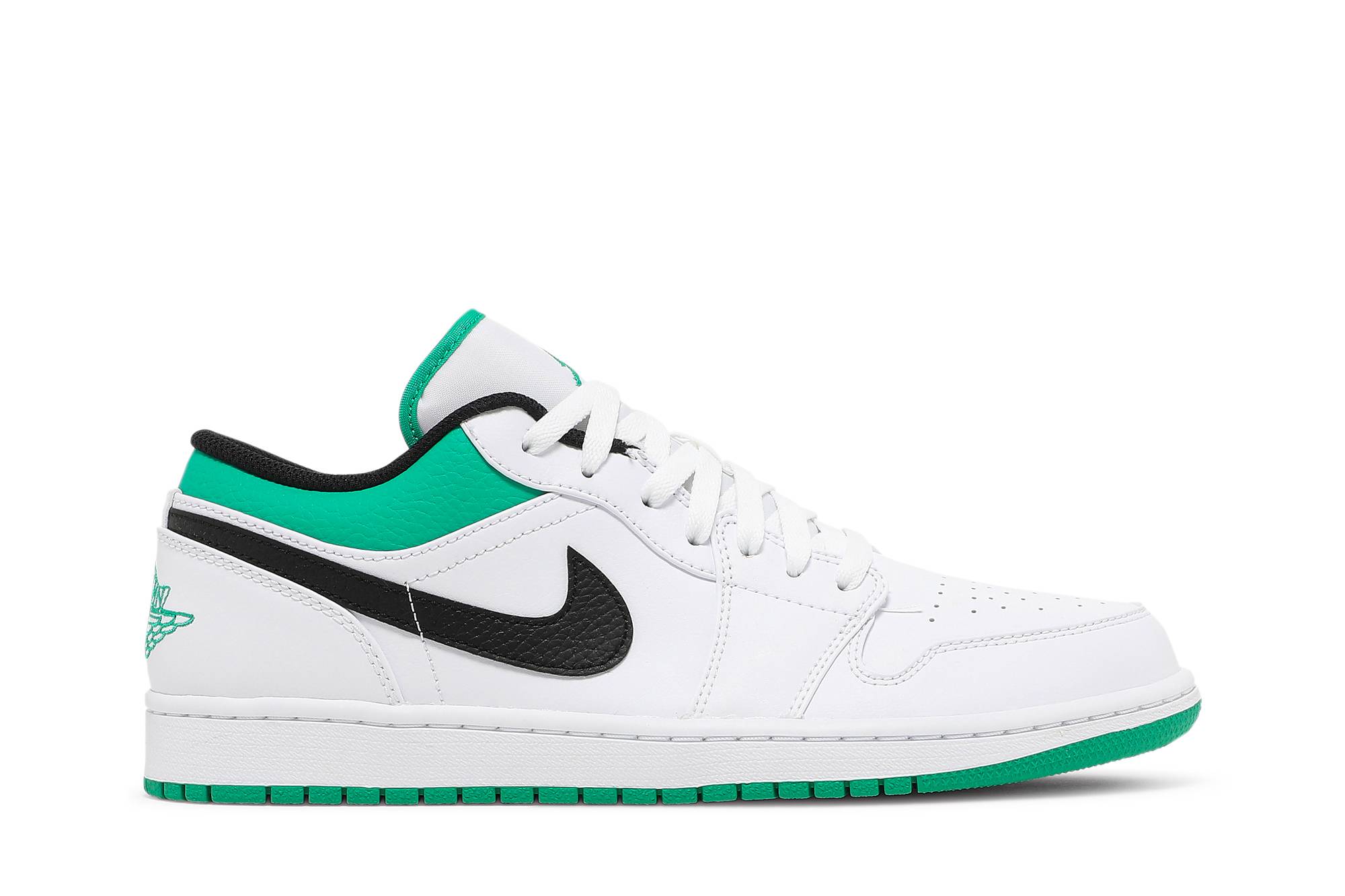 Jordan 1 Low ‚White Lucky Green‘