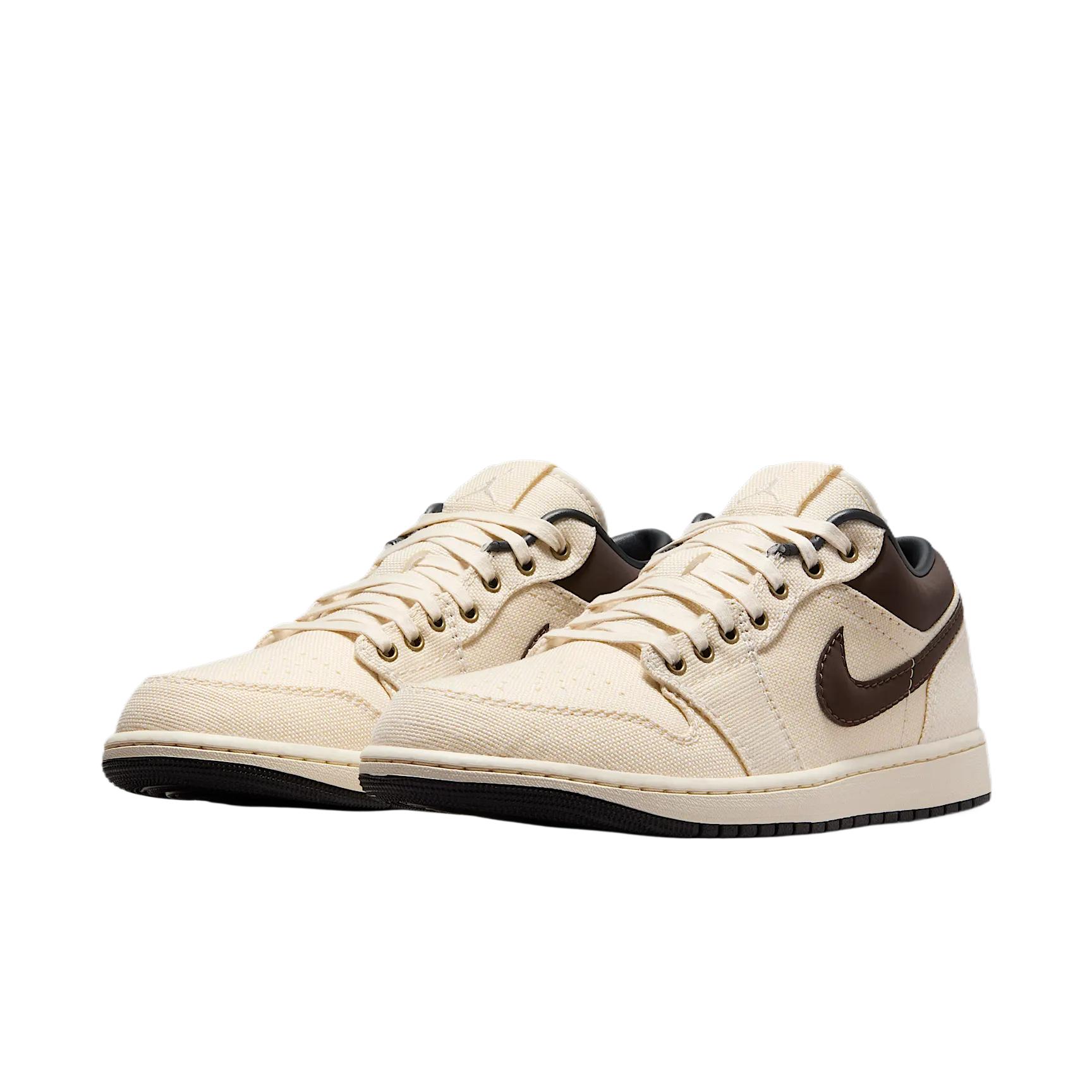 Jordan 1 Low Premium ‚Ivory Baroque Brown‘