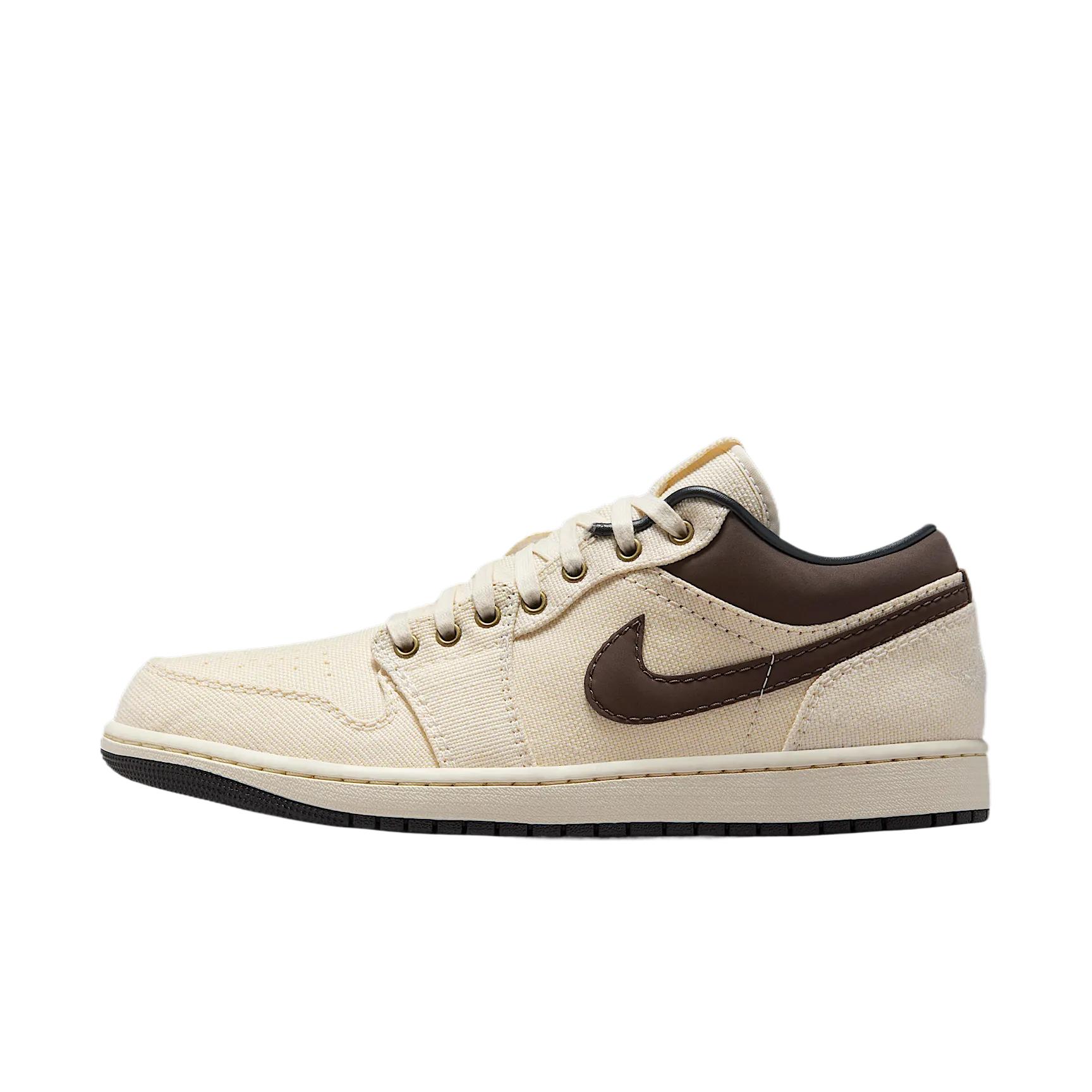 Jordan 1 Low Premium ‚Ivory Baroque Brown‘