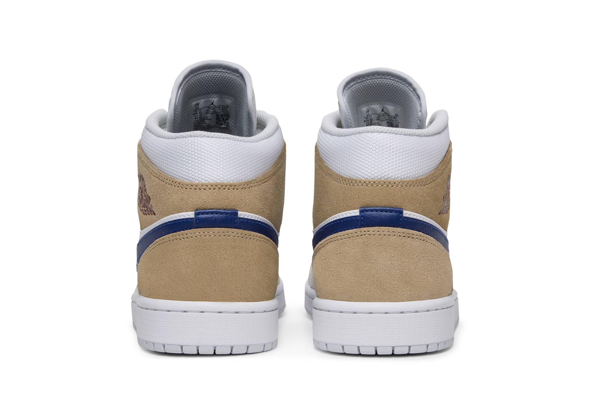 Jordan 1 Mid ‚White Khaki Blue Void‘