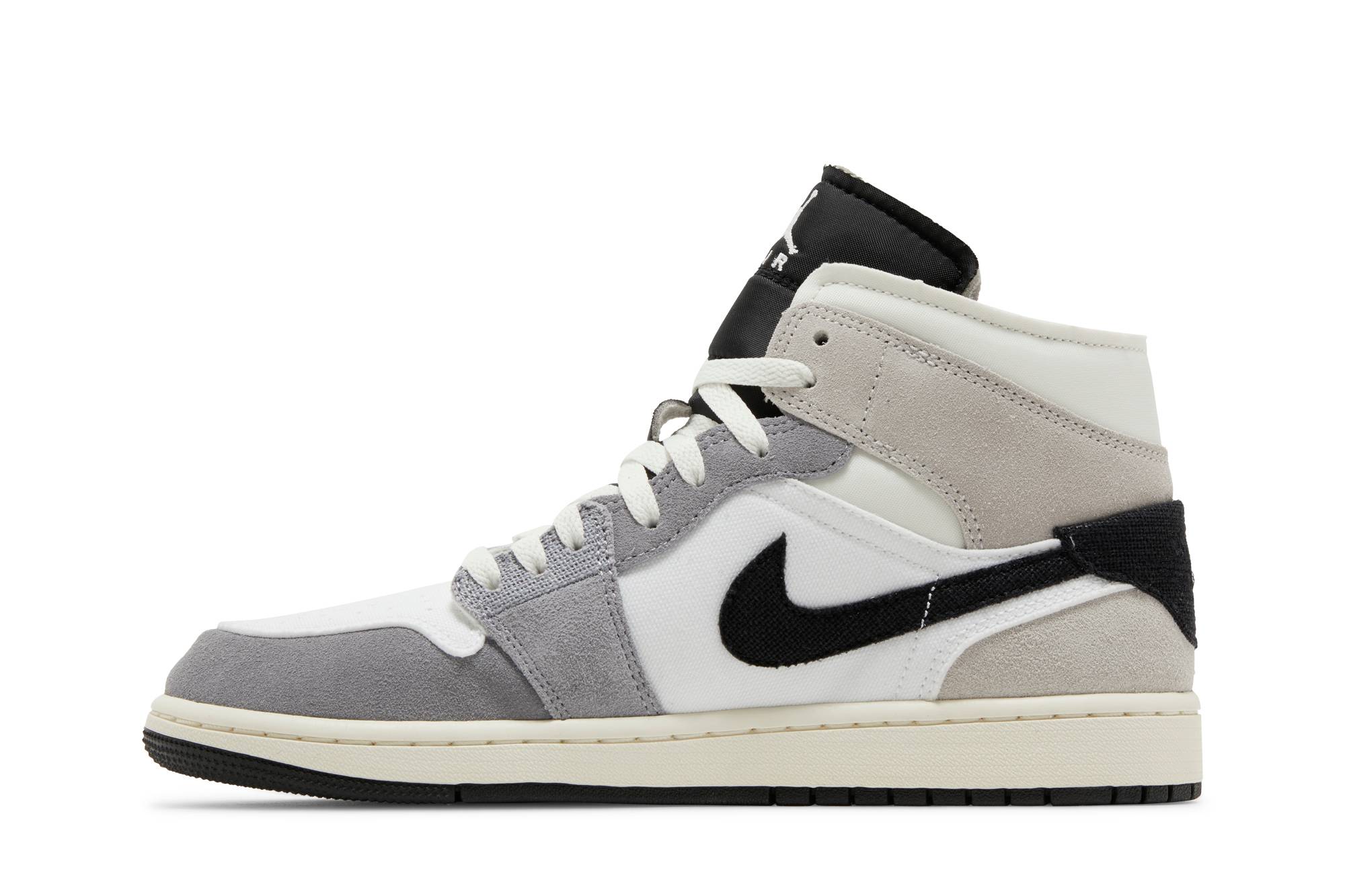 Jordan 1 Mid SE Craft ‚Inside Out - Cement Grey‘