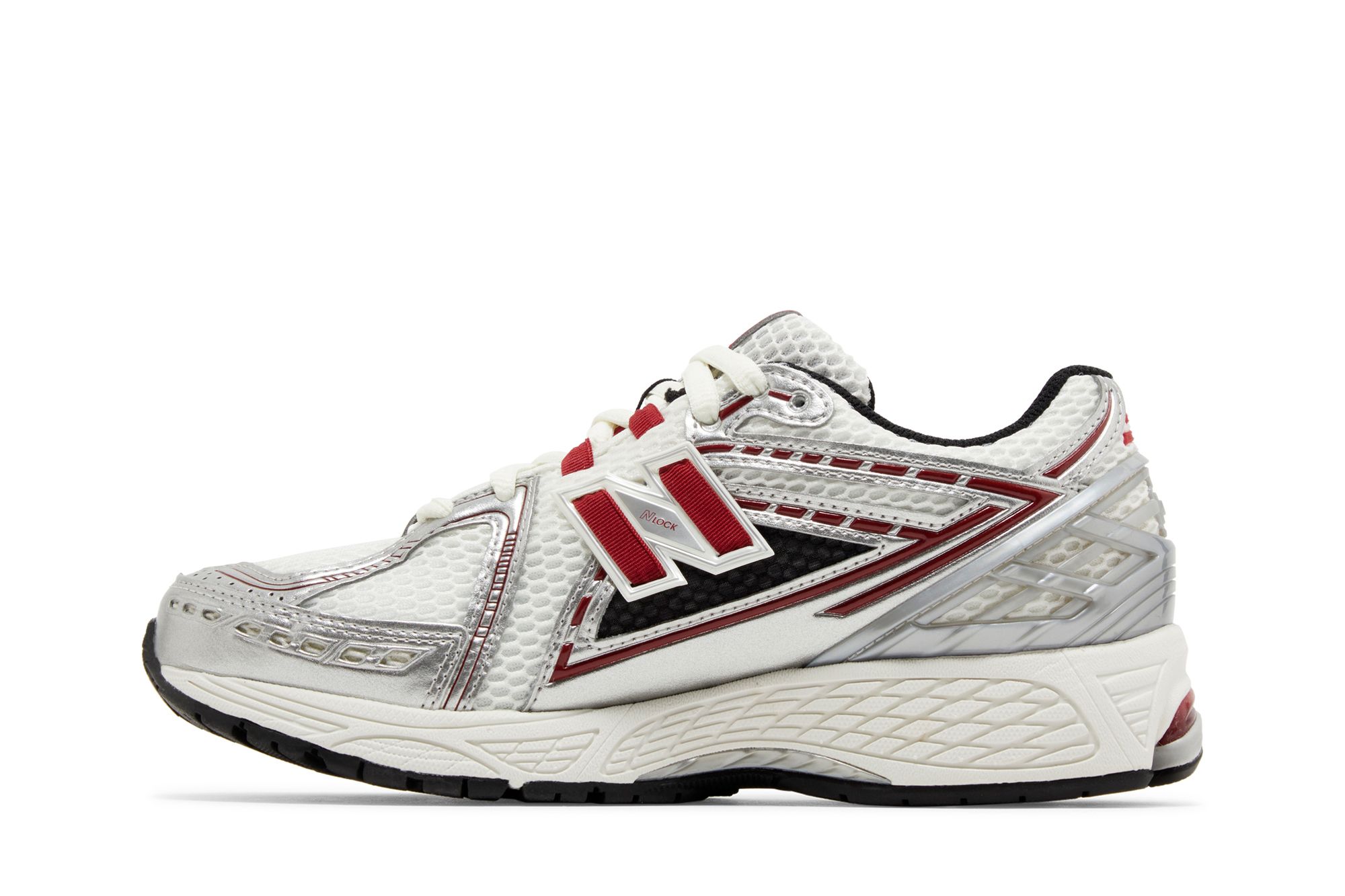 New Balance 1906R ‚Silver Classic Crimson‘