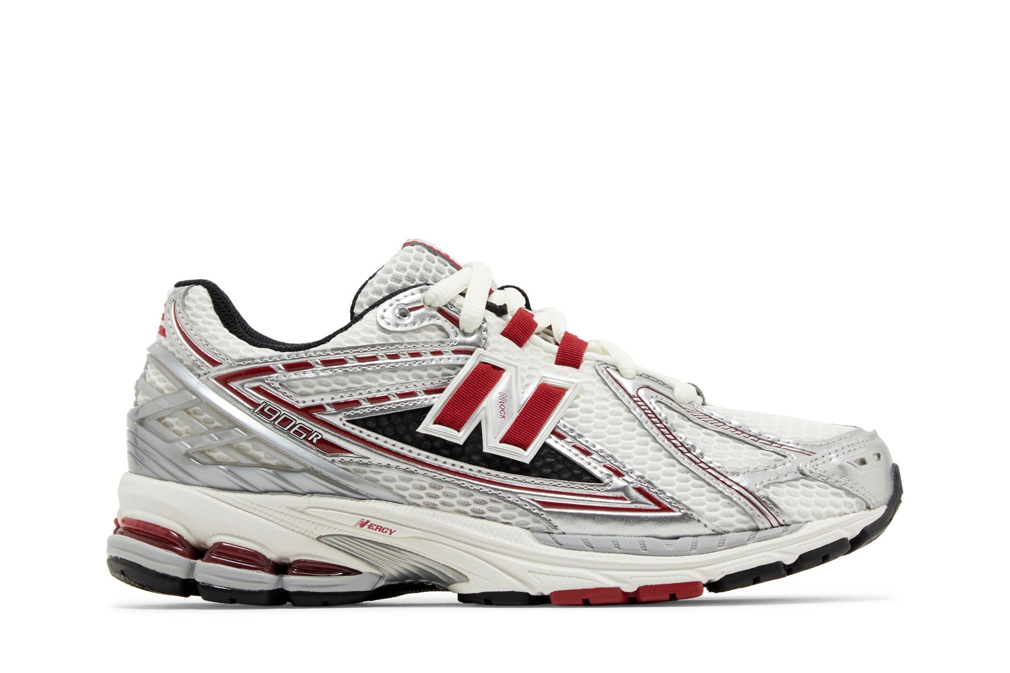 New Balance 1906R ‚Silver Classic Crimson‘