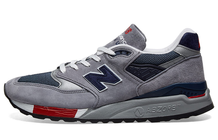 New Balance 998 ‚Grey Navy Red‘