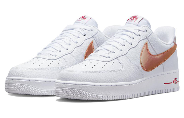 Nike Air Force 1 ’07 ‚Jumbo Swoosh - White University Red‘