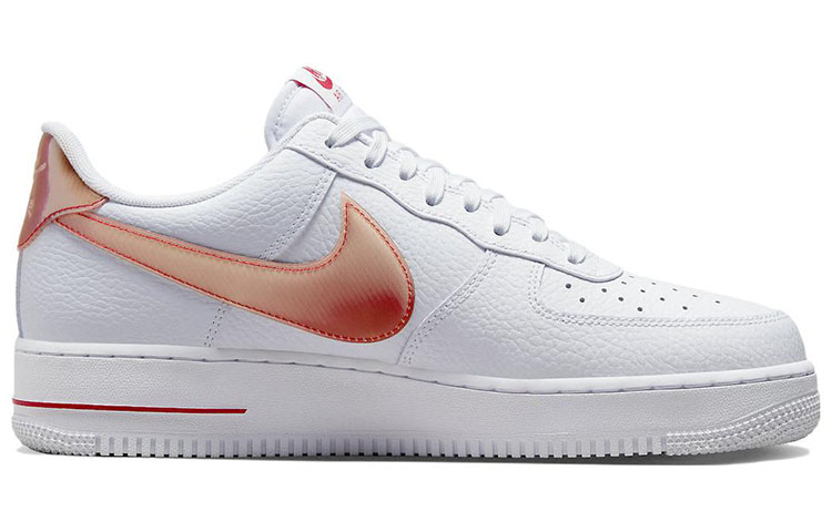 Nike Air Force 1 ’07 ‚Jumbo Swoosh - White University Red‘