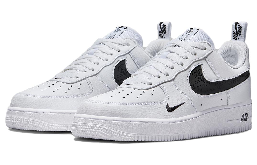 Nike Air Force 1 ’07 LV8 ‚Reflective Swoosh - White Black‘