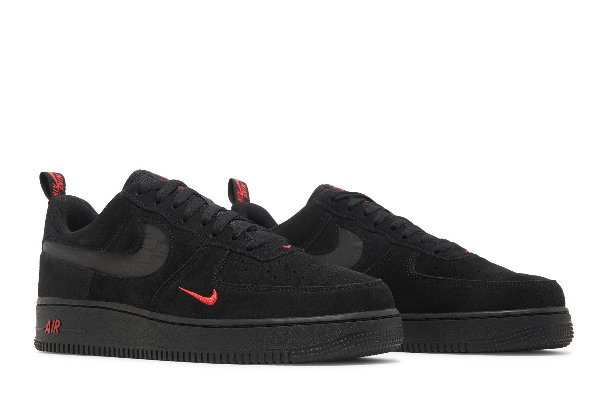 Nike Air Force 1 Low ‚Multi-Swoosh Black Orange‘