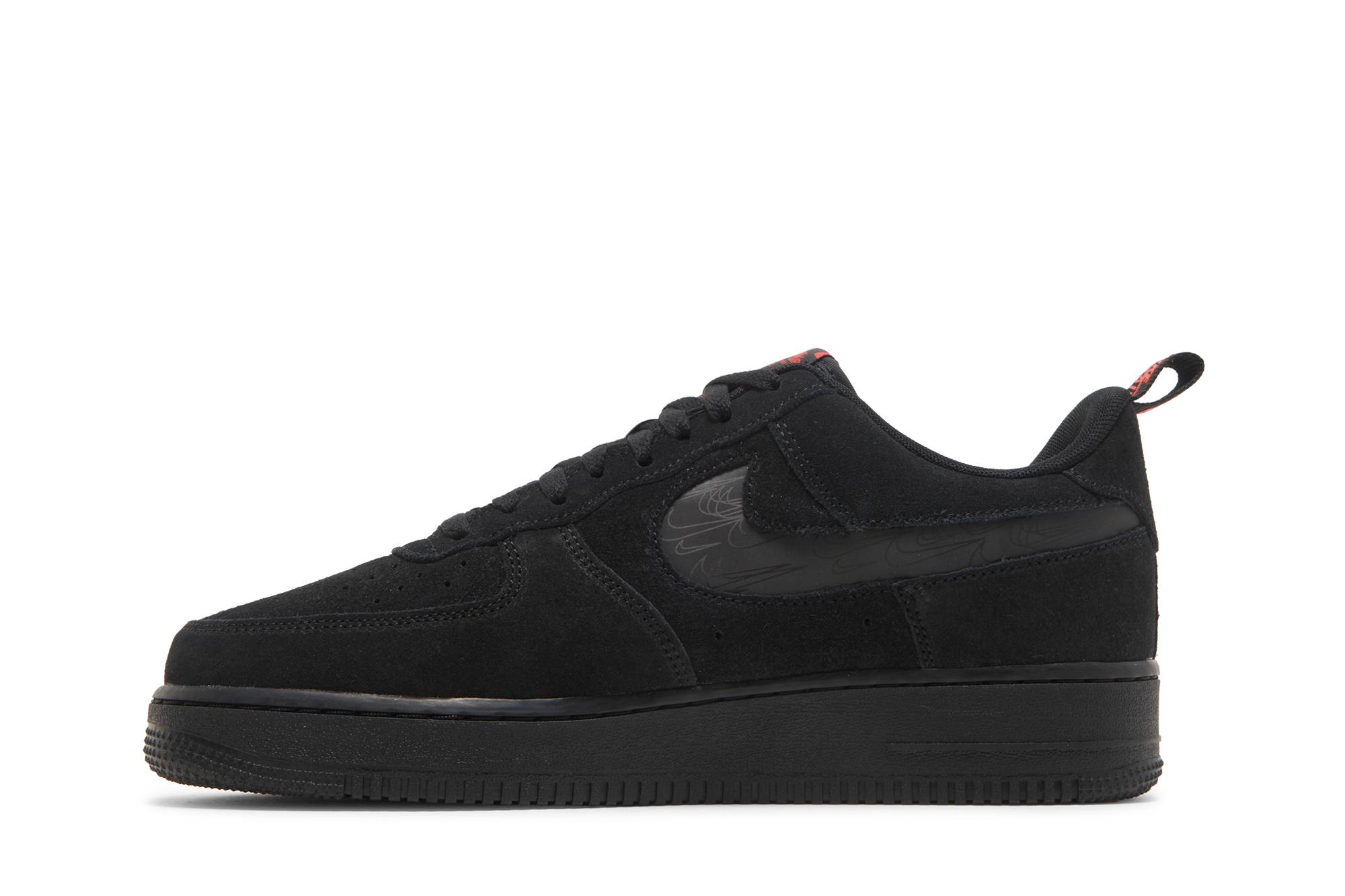 Nike Air Force 1 Low ‚Multi-Swoosh Black Orange‘
