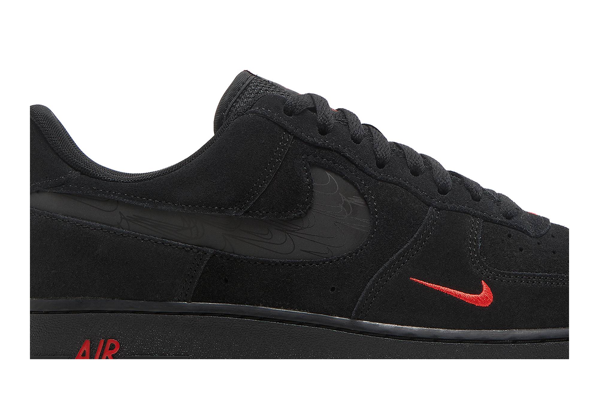 Nike Air Force 1 Low ‚Multi-Swoosh Black Orange‘
