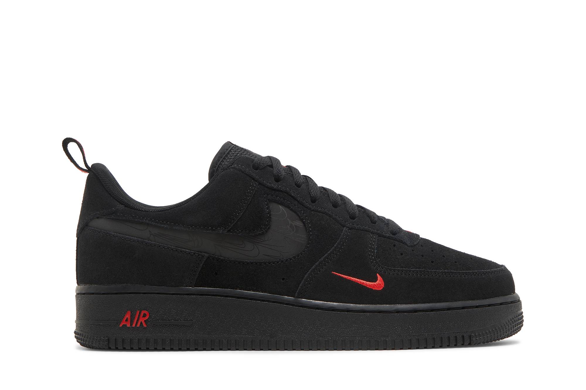 Nike Air Force 1 Low ‚Multi-Swoosh Black Orange‘