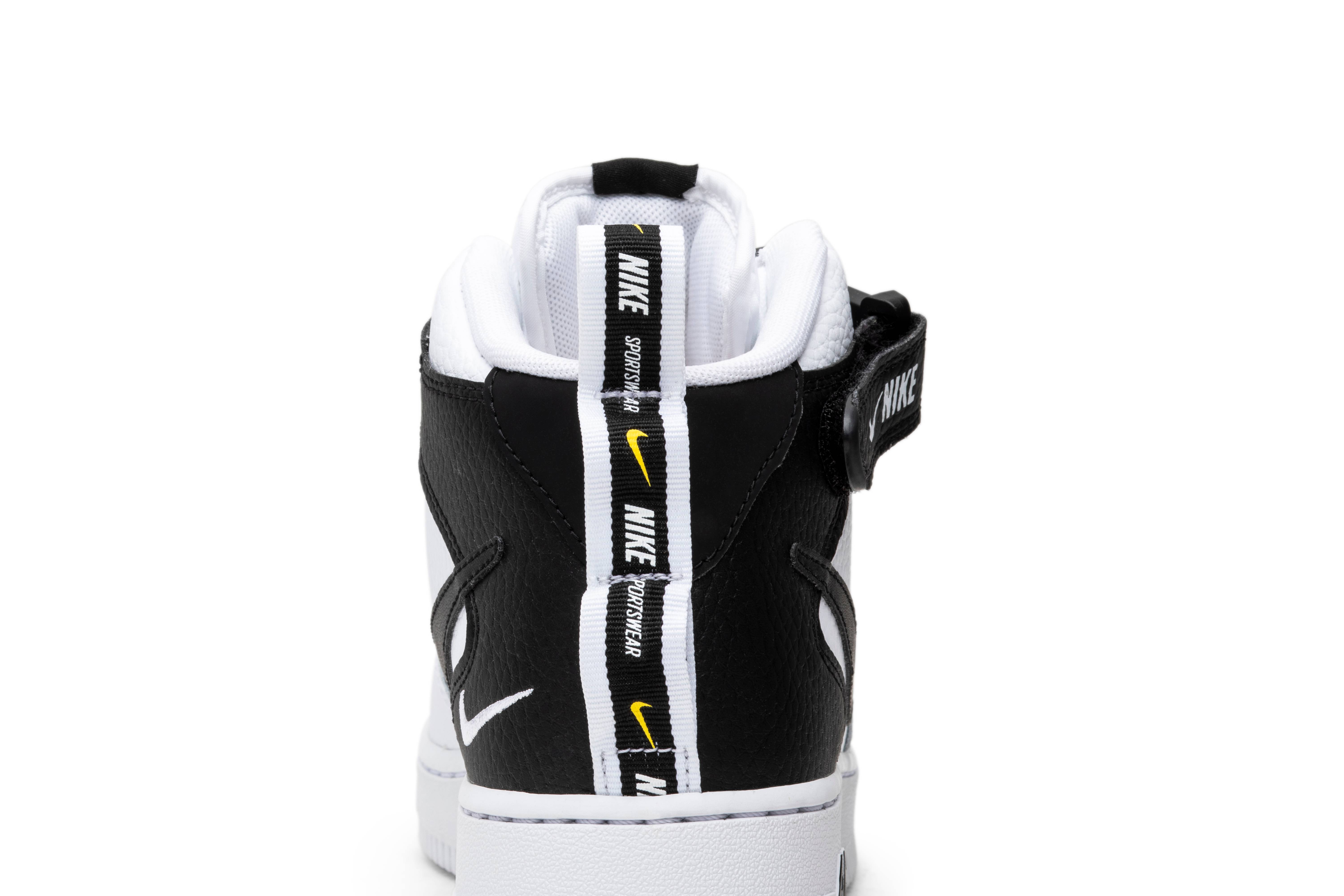 Nike Air Force 1 Mid Utility White Black