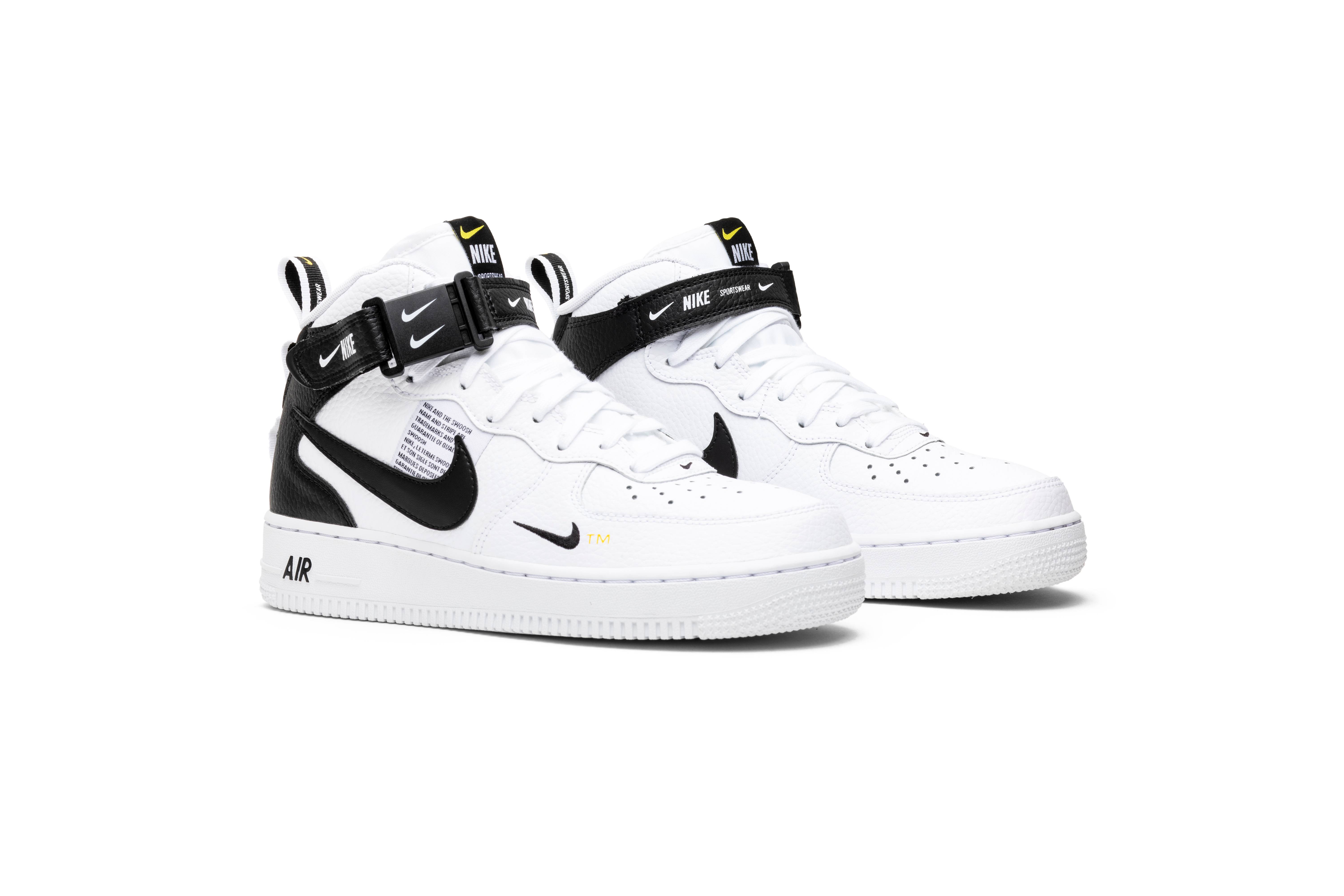 Nike Air Force 1 Mid Utility White Black