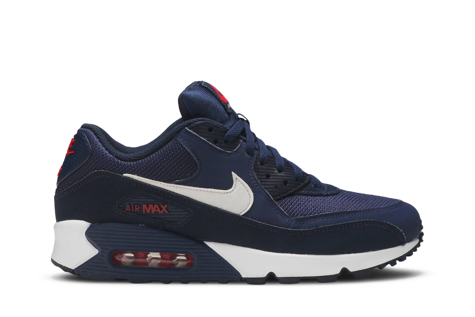 Nike Air Max 90 Midnight Navy University Red White