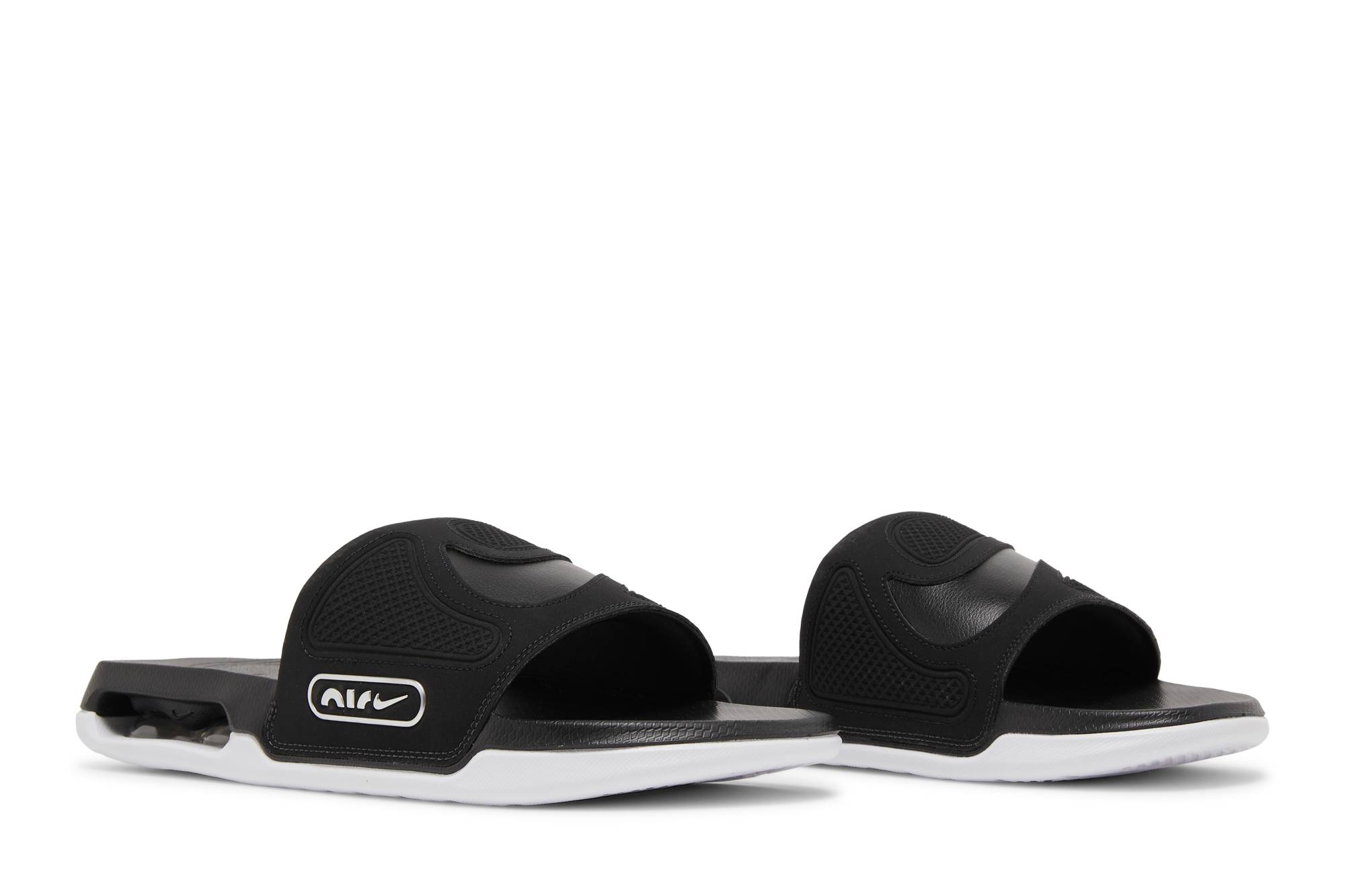 Nike Air Max Cirro Slides ‚Black Metallic Silver‘