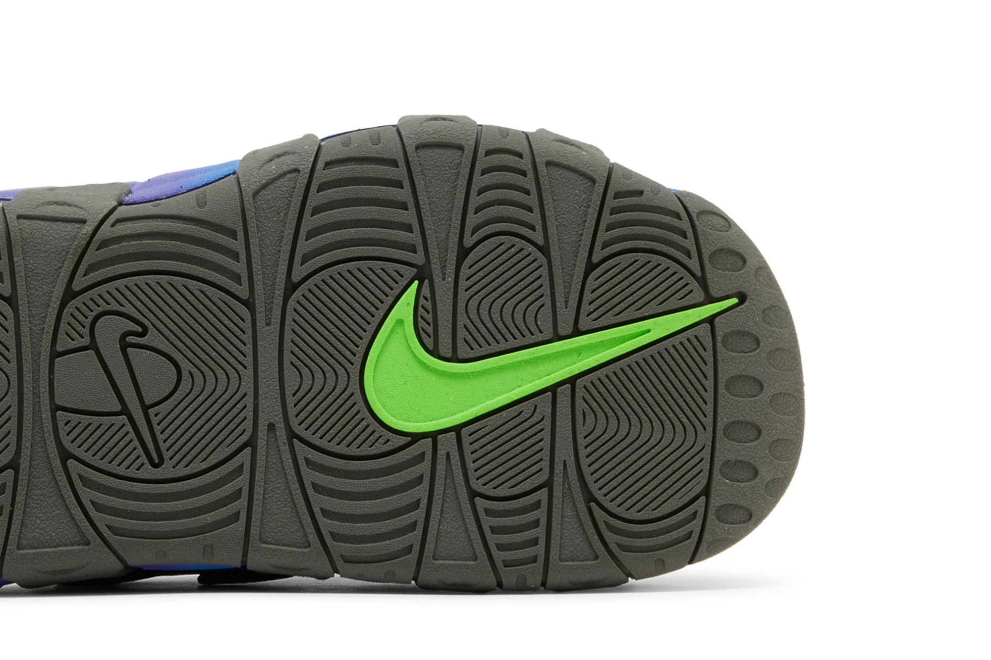 Nike Air More Uptempo Slide ‚Black Blue Purple Gradient‘