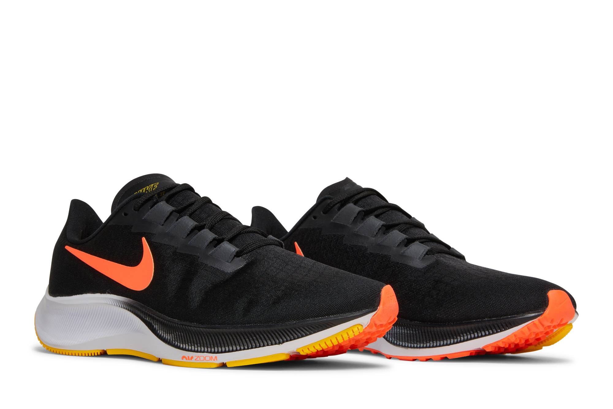 Nike Air Zoom Pegasus 37 ‚Black Bright Mango‘