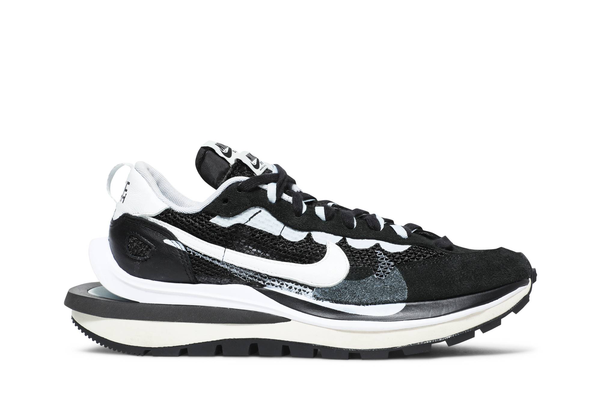 sacai x Nike VaporWaffle ‚Black White‘