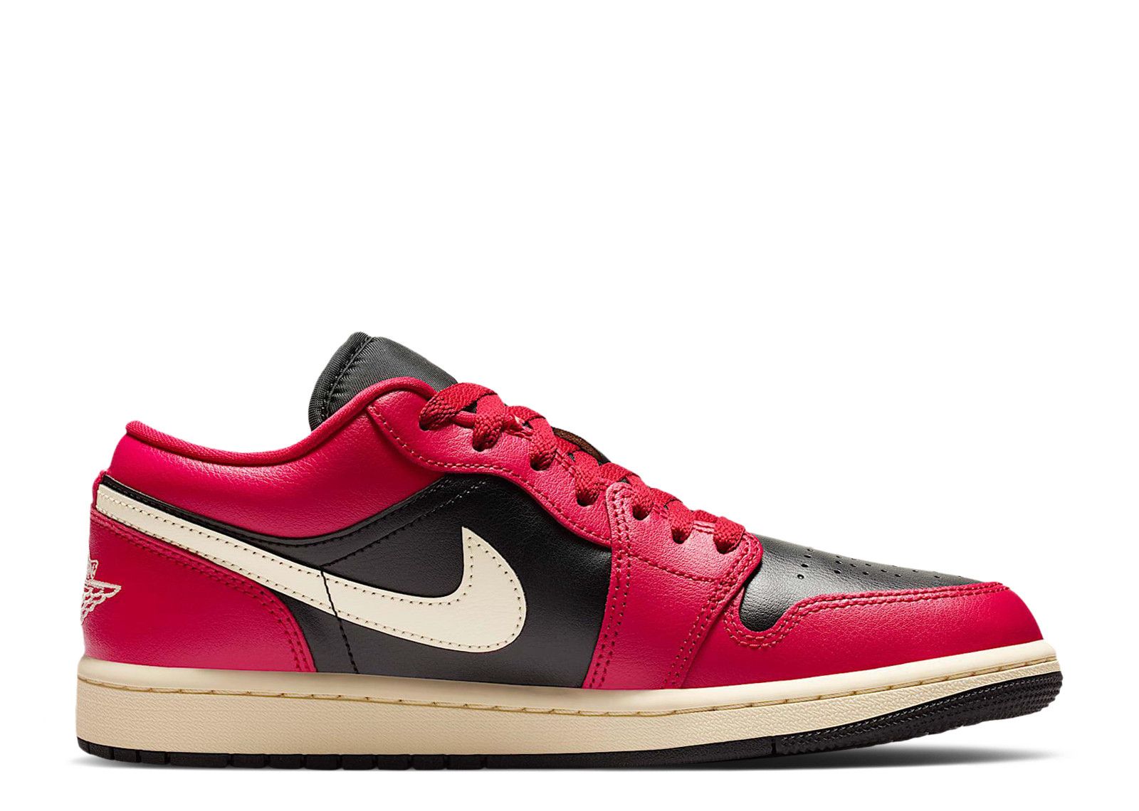 Wmns Jordan 1 Low ‚Mystic Hibiscus Black“
