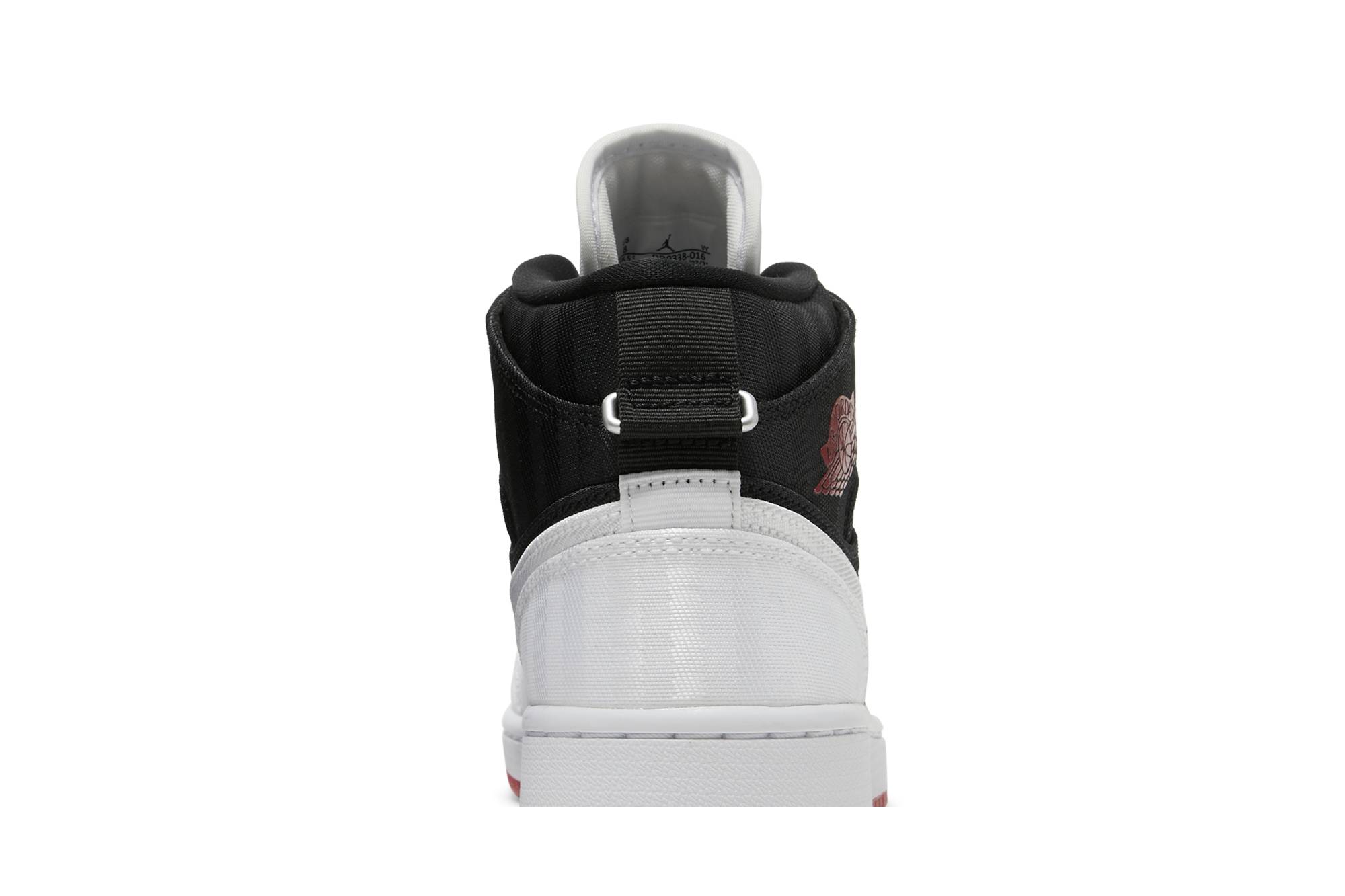 Wmns Jordan 1 Mid SE Utility ‚White Black Gym Red‘