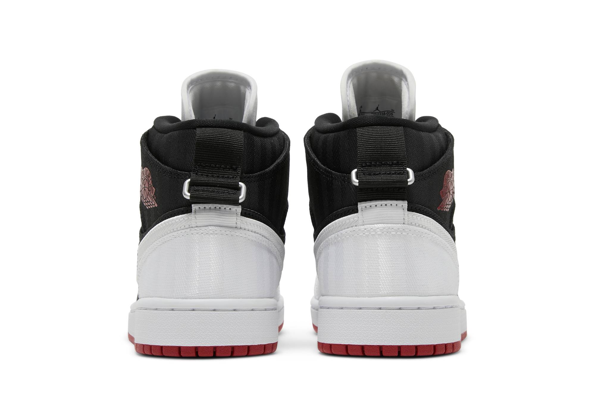 Wmns Jordan 1 Mid SE Utility ‚White Black Gym Red‘